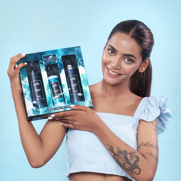 Romanian Blue Body Care Set