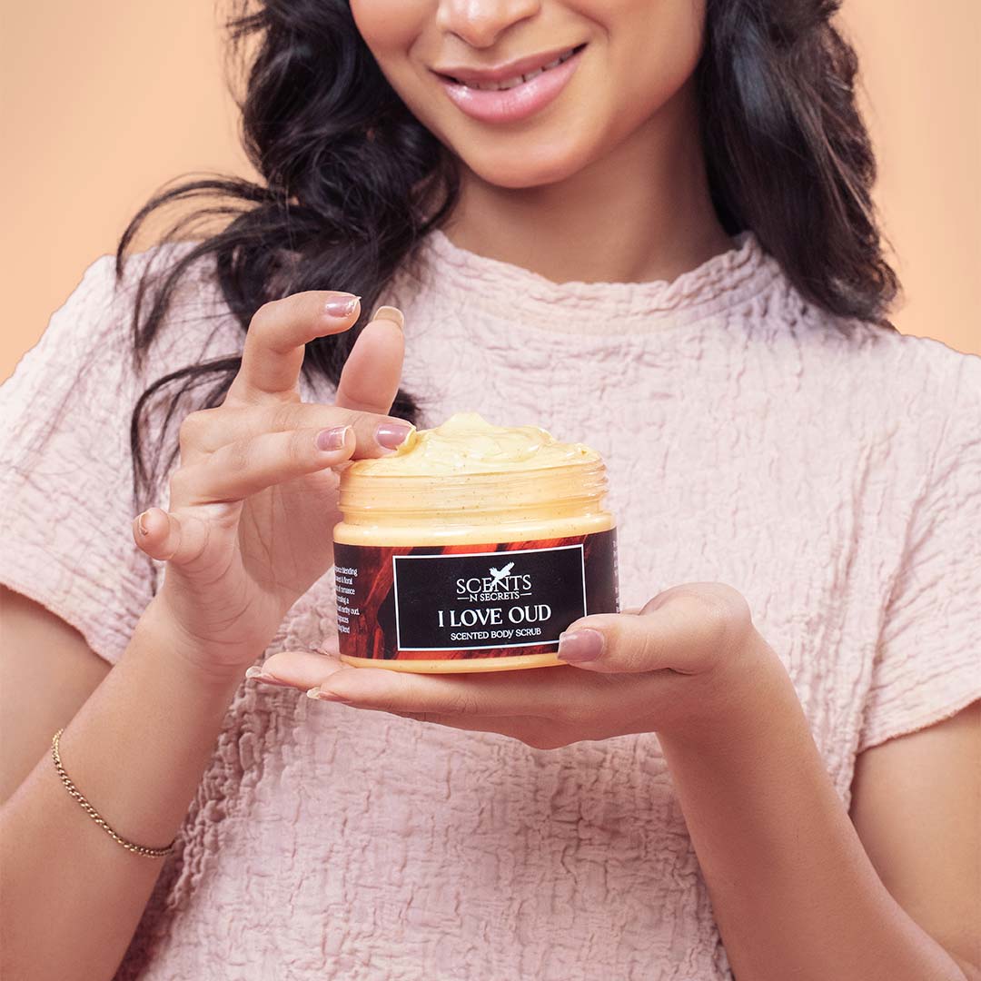 I Love Oud Scented Body Scrub