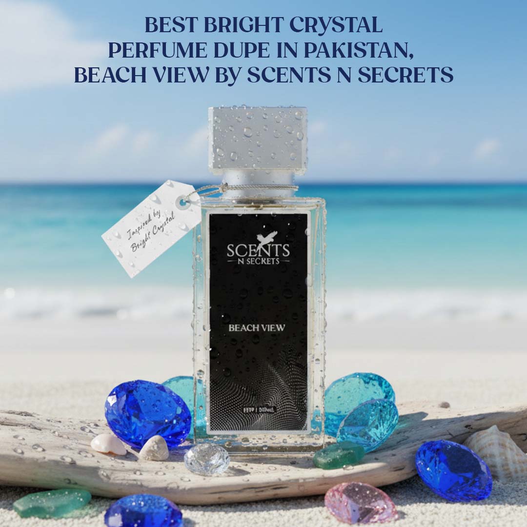 Best Bright Crystal Perfume Dupe in Pakistan – Beach View by Scents N Secrets
