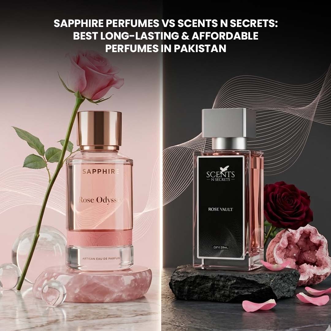 Sapphire Perfumes VS Scents N Secrets: Best Long-Lasting &amp; Affordable Perfumes in Pakistan
