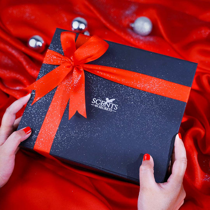 Premium Scented Gift Box ( Candle & Perfume ) | FREE Gift Box & Gift Bag