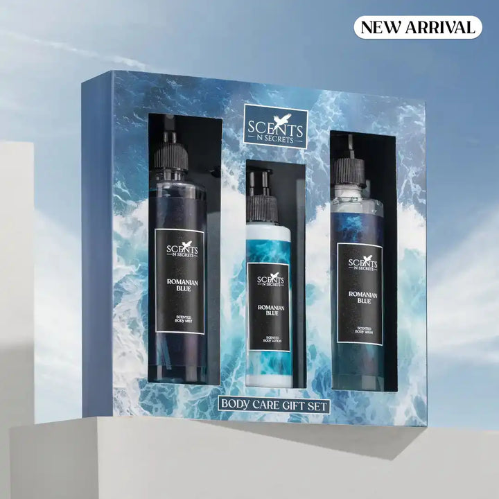 Romanian Blue Body Care Set