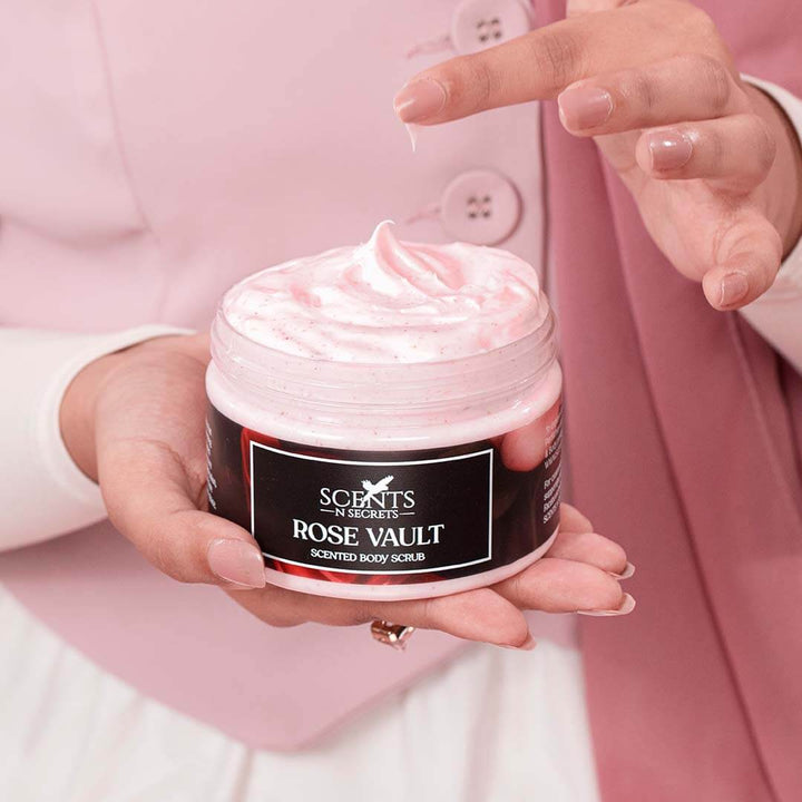 Rose Vault Scented Body Scrub Scents N Secrets Scents N Secrets