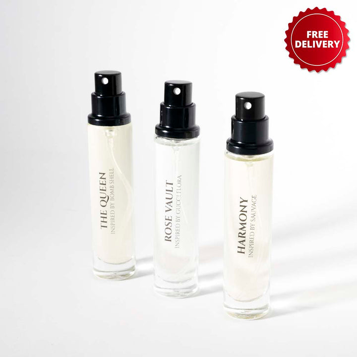 Custom Perfume Bundle Box - Travel Size - 15ML Each - Choose Any 3 | Free Delivery