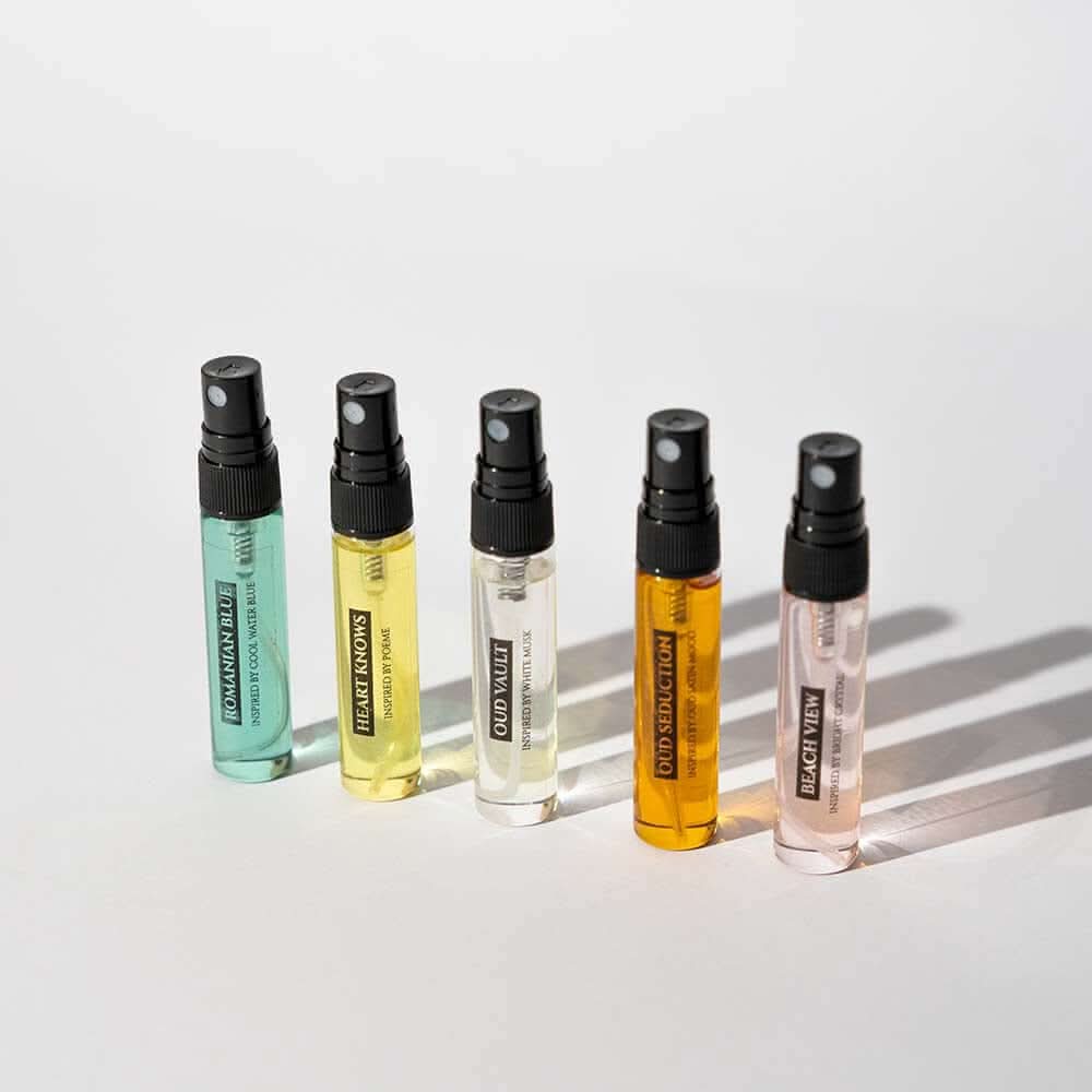 Scent Tester Example Tester Box For Men | Samples Box | 5 x 5ml Best Seller Perfume Testers ...