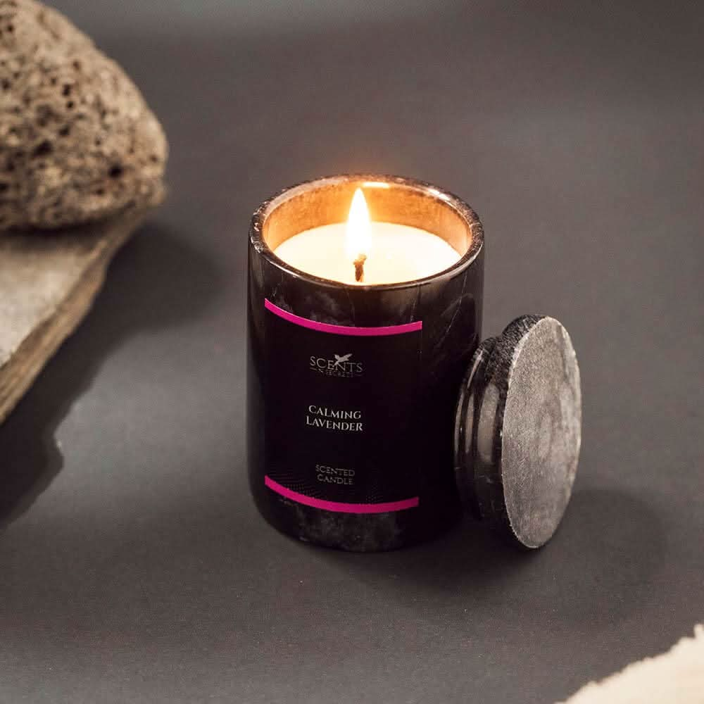 Calming Lavender Scented Candles  Scents n Secrets - ScentsNSecrets